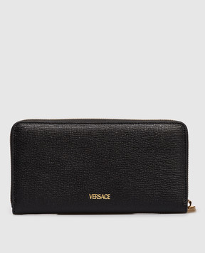 Versace Black Medusa Biggie leather wallet DPDI0561A10544