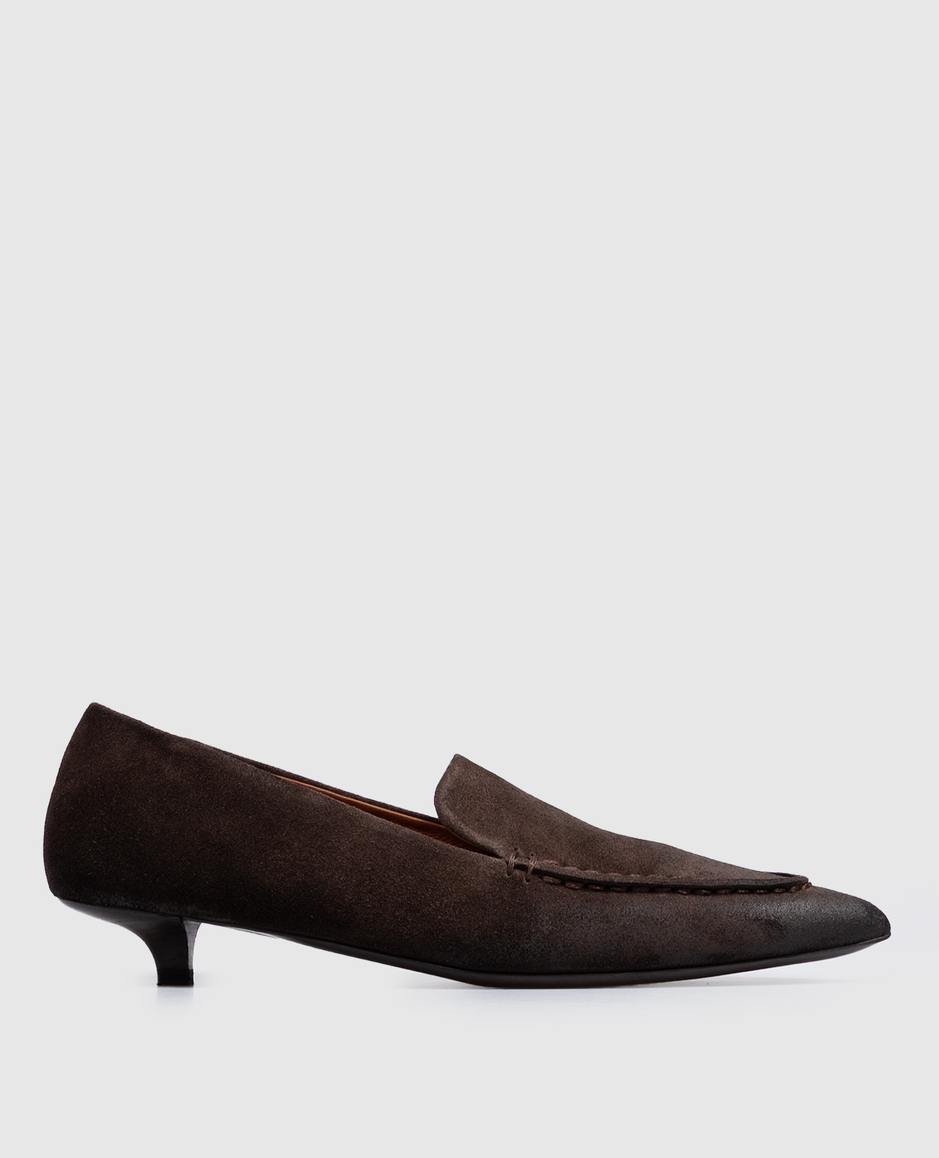 Brown suede shoes Spino Marsell