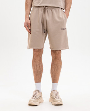 Off-White Beige Heraldic Arrow Shorts 44MCI013S26F009