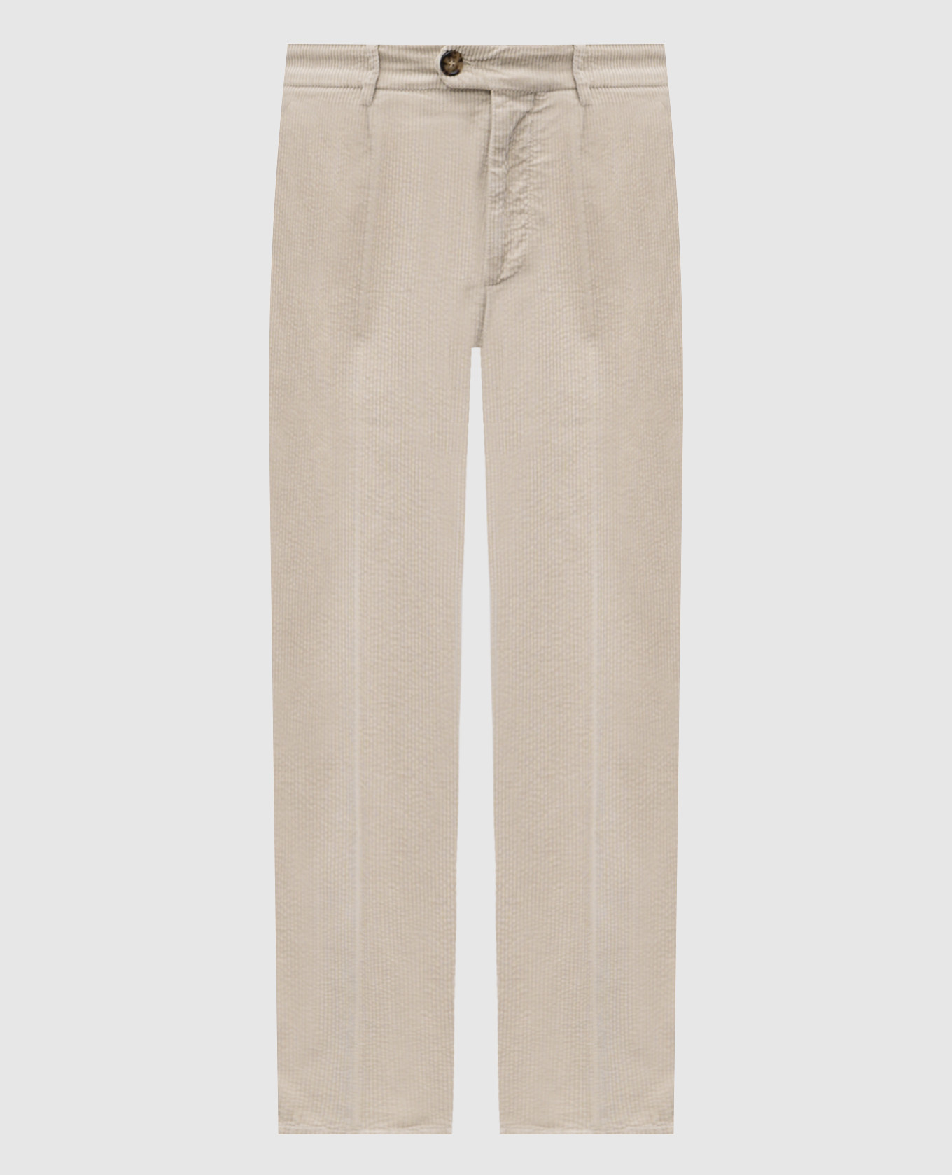 

Beige corduroy pants Brunello Cucinelli