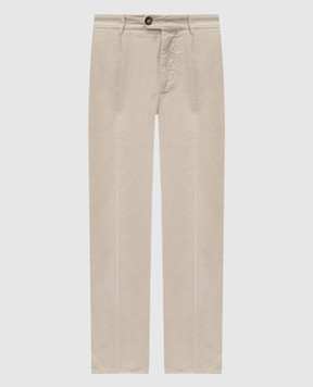 Brunello Cucinelli Beige corduroy pants M280UE1450