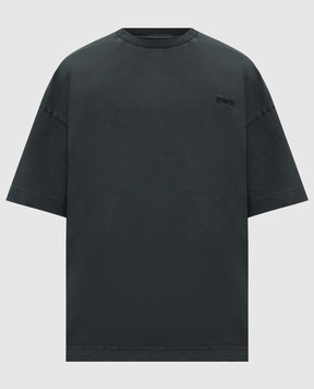 Juun.j Black T-shirt with print JC6442P25M