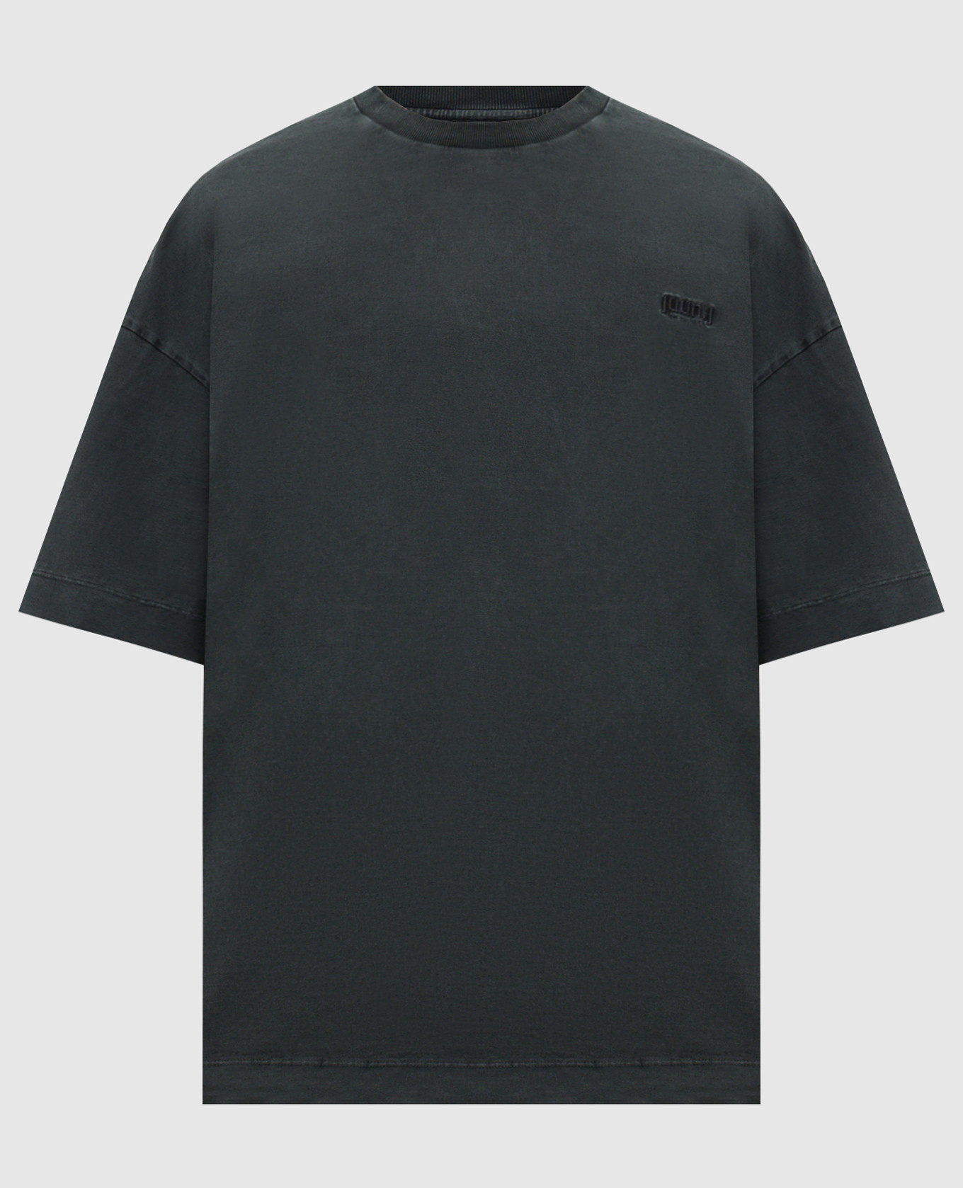 Black T-shirt with print Juun.j