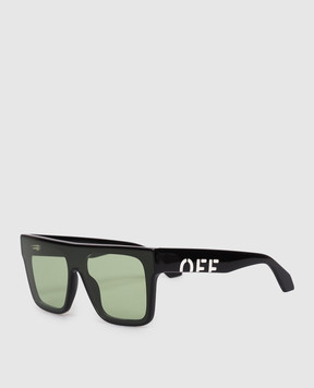 Off-White Black Columbus sunglasses with logo OW10011050146