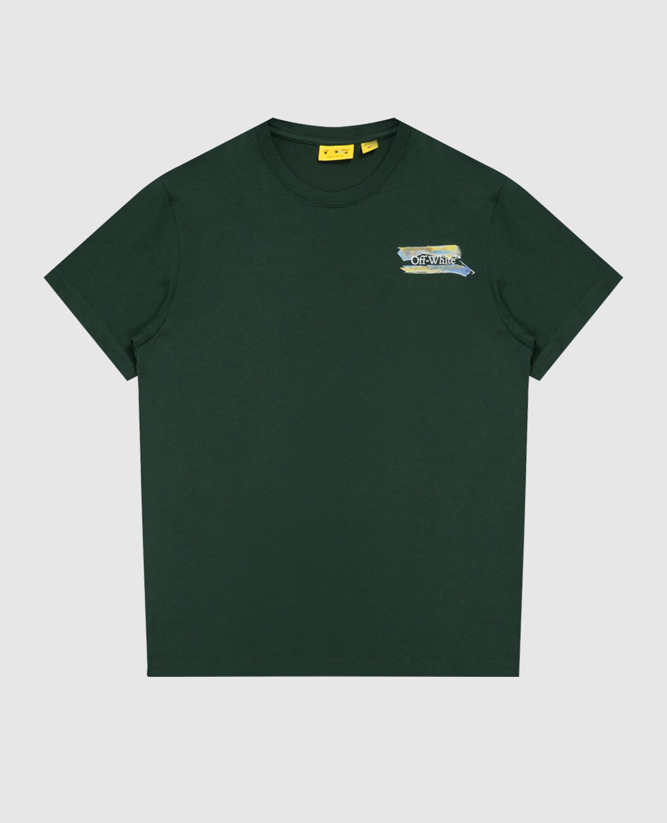 Children's green T-shirt with Arrow Watercolor print