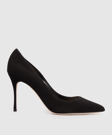 Govida black suede shoes