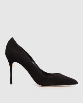 Sergio Rossi Govida black suede shoes A43843MCAZ01