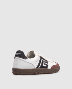Balmain Swan logo combination sneakers GM1VI360TRLV