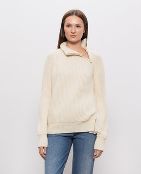 Giuseppe Di Morabito Milano Ivory wool sweater 07PFKNT41216759