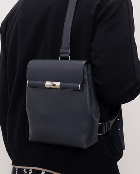 Dolce&Gabbana Marlene blue leather bag BM2482A0701