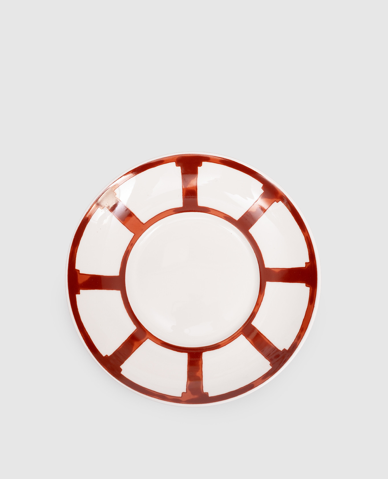 

White porcelain saucer for tea cup Venezia Geminiano Cozzi 1765