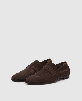 Tom Ford Brown suede loafers SEAN J1610LCL216N
