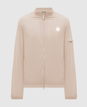 Stefano Ricci Beige jacket with emblem patch M6J4100010PL001HSAC64
