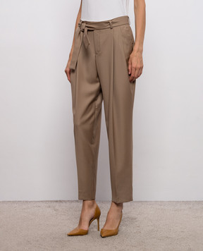 Jacob Lee Brown wool pants WP0011SS26MT