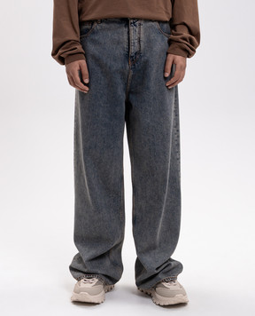 AMIRI Blue jeans with a patch AM426JE043