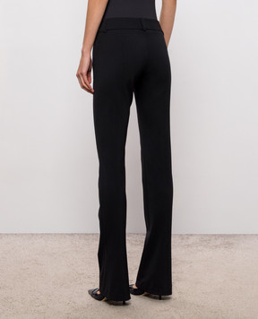 SSHEENA Black Plain Pants with Wool 26FWPLAINTF26004