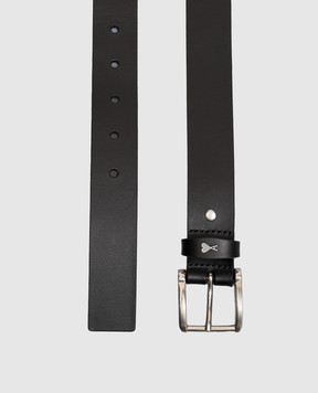 Ami Paris Black leather belt Paris UBL205AL0140m