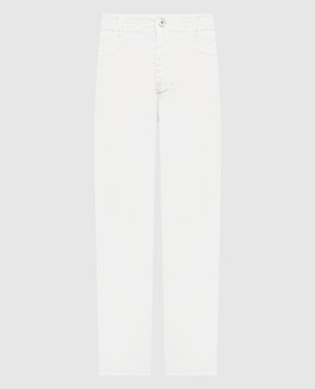 Brunello Cucinelli Ivory Baggy Jeans MB057P5319