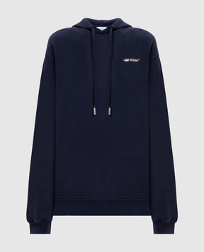 Off-White Blue Ink Arrow hoodie 2BB035F25FLE002