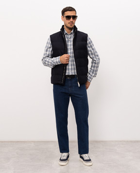 Stefano Ricci Gray checkered shirt MC008439BN3231