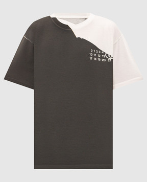 Maison Margiela MM6 White printed T-shirt SH2GC0047M20048