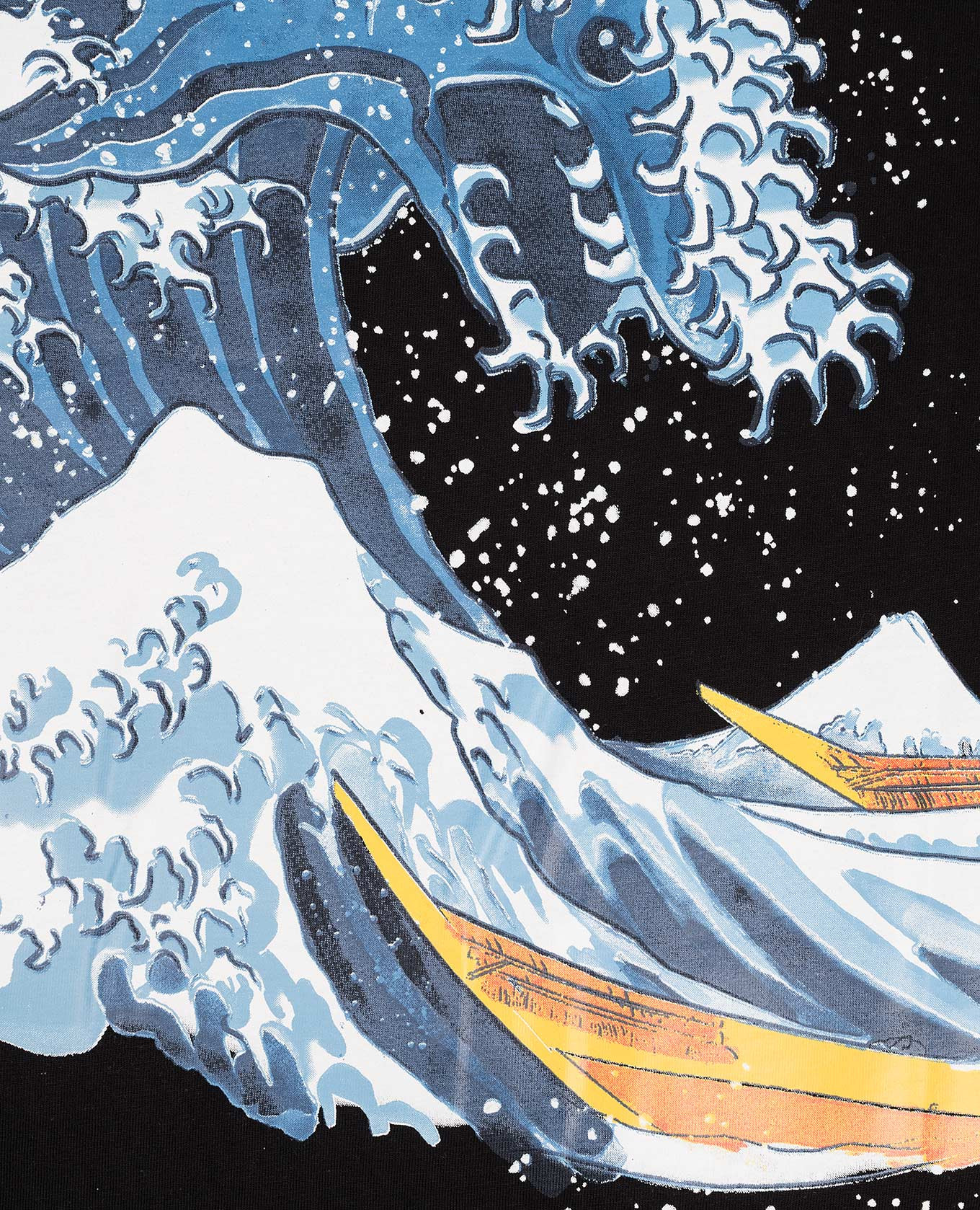 

Children's black Japan Wave T-shirt Sprayground