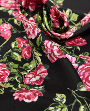 Dolce&Gabbana Black printed silk scarf FN090RGDDLM