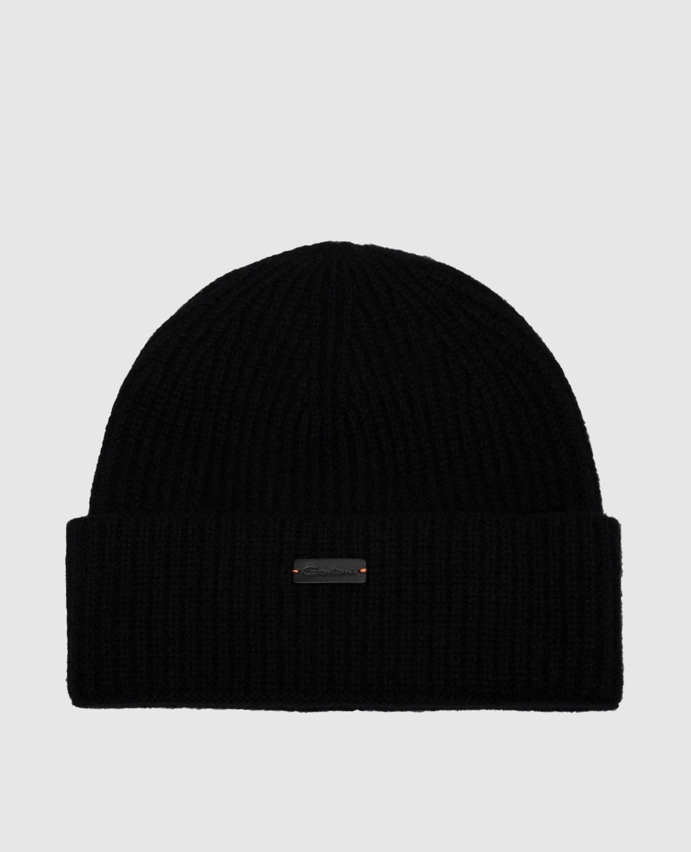 Black cashmere hat