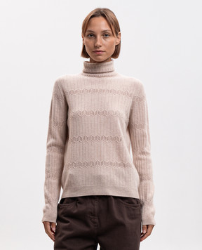 Twinset Beige wool sweater 262AP3020