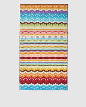 Missoni Home Hugo terry beach towel with logo 1H3SP99832