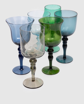 Bitossi Home Set of 6 textured wine glasses MCV02003