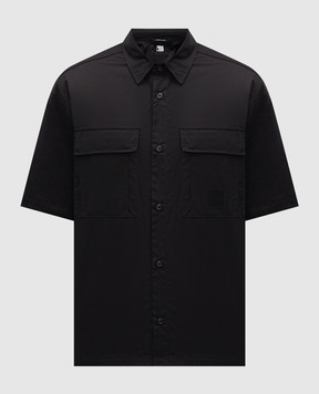 C.P. Company Metropolis Black shirt with logo LSH023A006472A