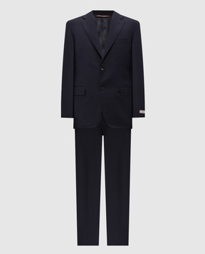 Canali Blue wool suit AN000191228020