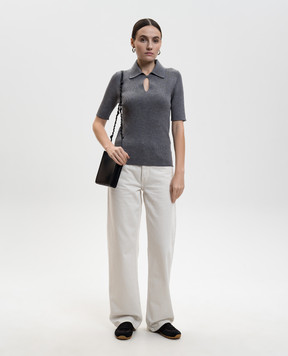 Jil Sander Gray wool polo shirt J01GL0104J14831