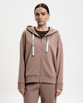 Max Mara Beige JOUR sports jacket with logo SMMJOUR