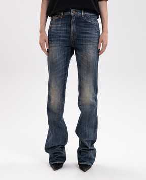 AMIRI Blue jeans with a vintage effect AW426JE006