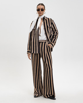 La DoubleJ Beige striped BTYB shirt JAC0112VIS026STR08
