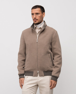 Stefano Ricci Beige wool jacket MDJ4300212W0001P