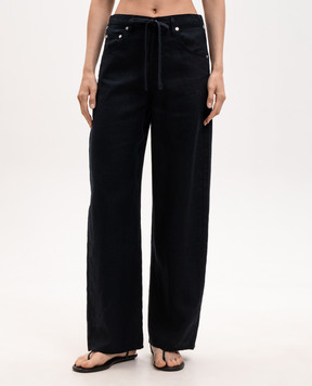 CITIZENS OF HUMANITY Blue linen pants 21441761