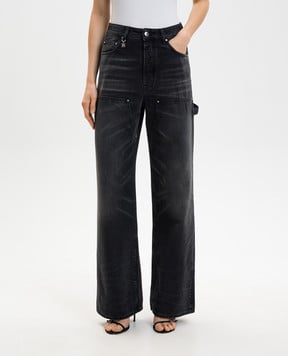 AMIRI Black jeans with a worn effect AWDNGH1023