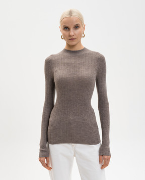 LISA YANG Davina brown cashmere top 2026005