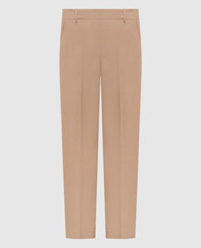 Twinset Beige linen pants 261TF2023