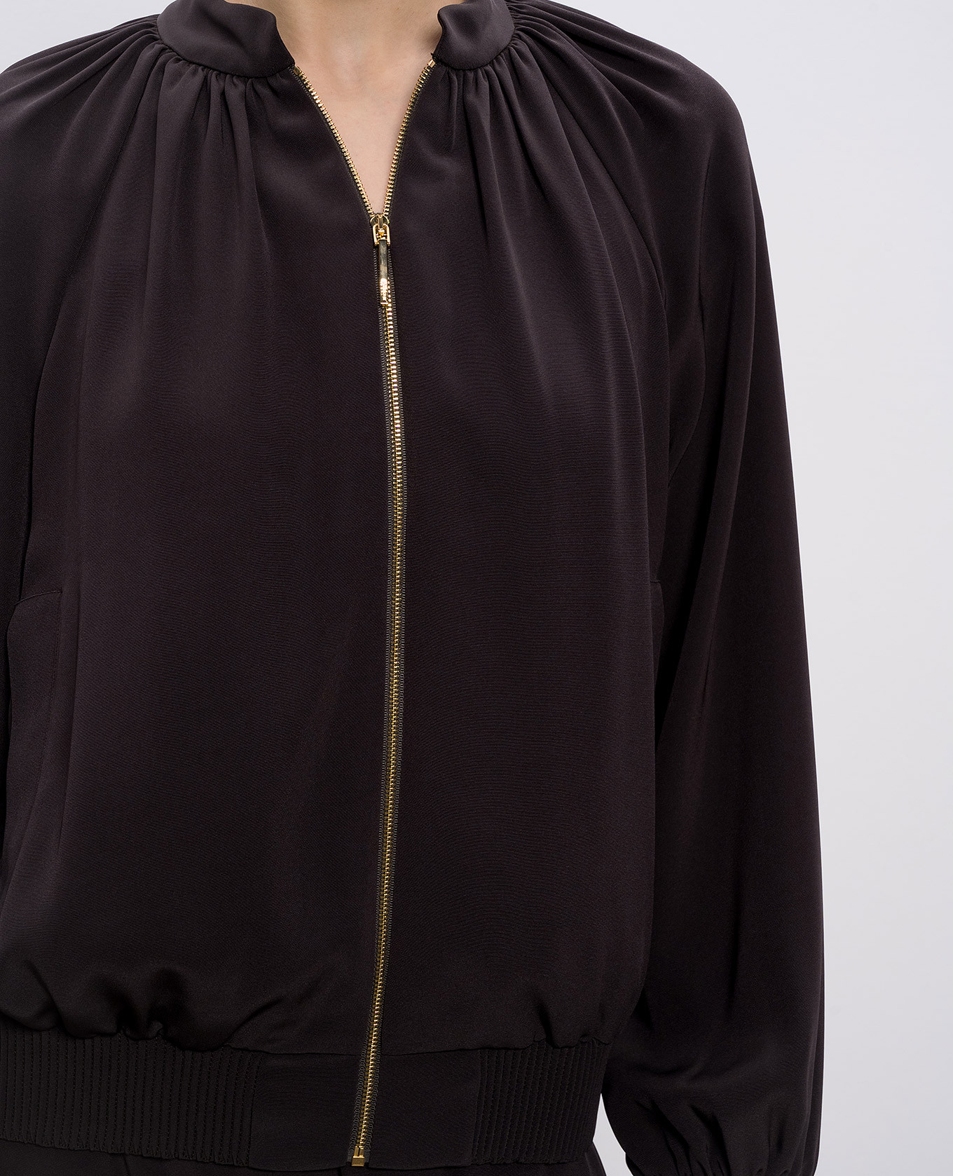 Brown Mira bomber jacket JOSEPH 5