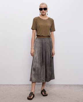 UMA WANG Brown T-shirt Tir UW1032