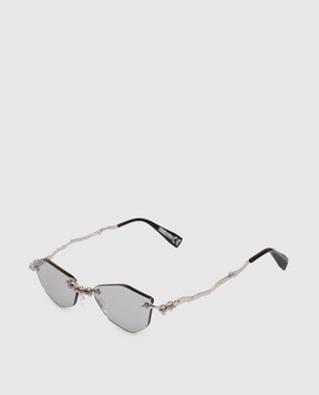 Kuboraum Silver Folding Sunglasses H48 KRSH48SI0000004G