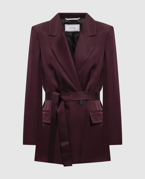 Peserico Purple jacket with belt S01250A05433