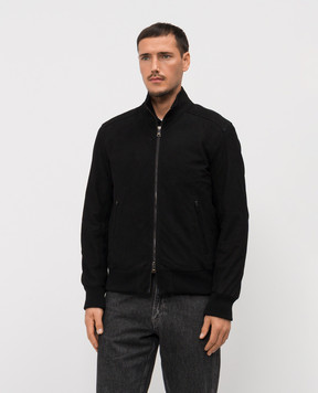 Cashmere&Whiskey Black suede jacket DF272