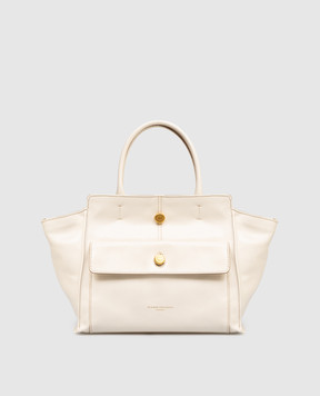 Gianni Chiarini Cher white leather tote bag BS11935RALPH