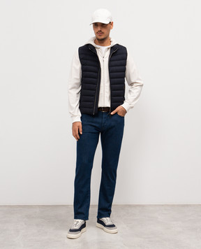 MooRER CALAF blue down vest CALAFS3