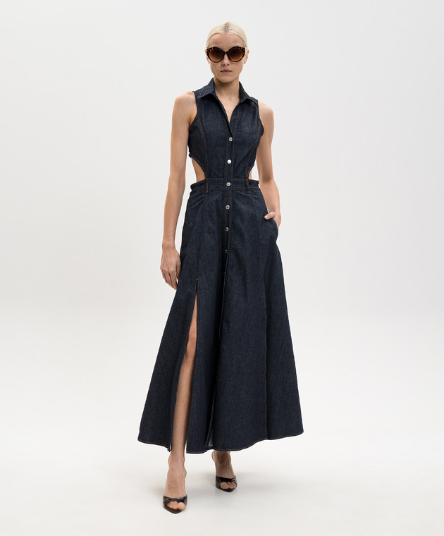 twinset denim dress Dress TWINSET ACTITUDE Woman color Denim
